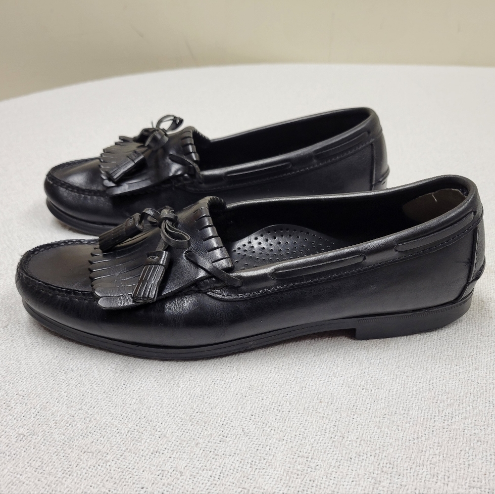 Men's Black Dexter Tasseled Loafers
